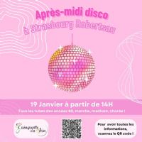 Après-midi disco / année 80. Le dimanche 19 janvier 2025 à Strasbourg. Bas-Rhin.  14H00